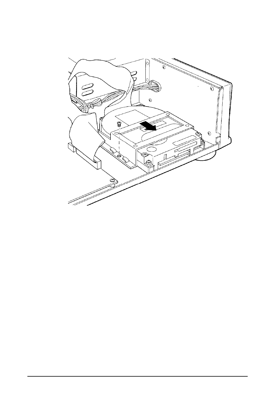 Installing the hard disk on the mounting bracket | Epson 4000 User Manual | Page 86 / 151