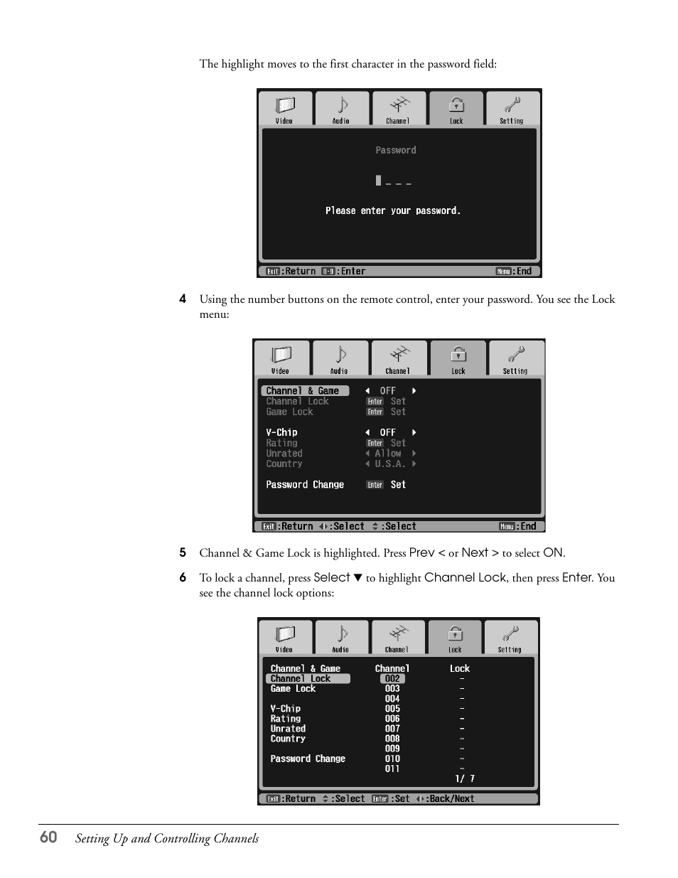 Epson LS47P2 User Manual | Page 60 / 136