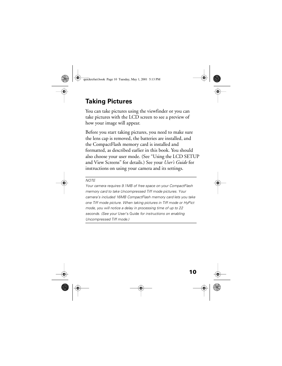 Taking pictures | Epson PhotoPC 3100Z User Manual | Page 14 / 31