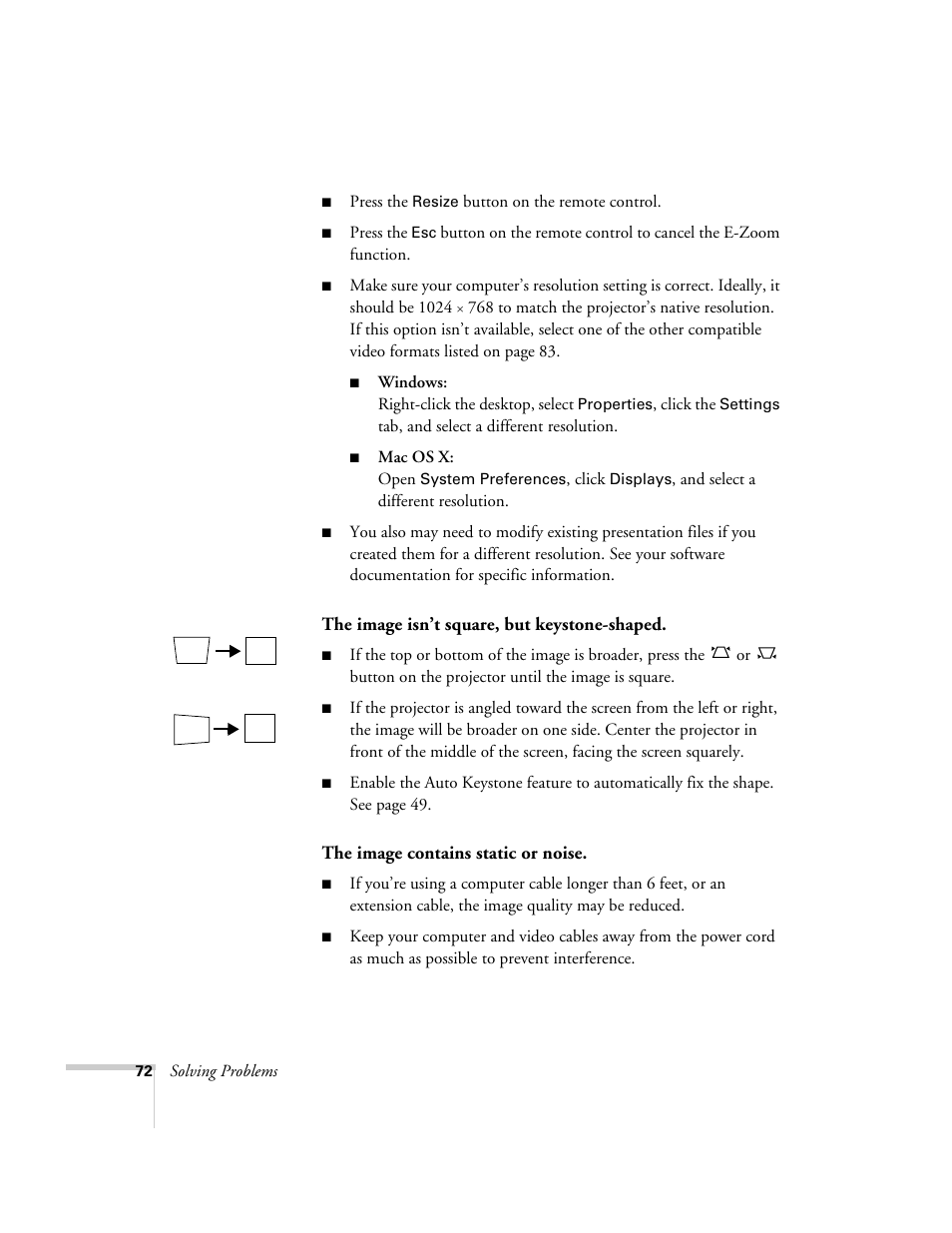 Epson PowerLite 1700c/1710c User Manual | Page 72 / 100