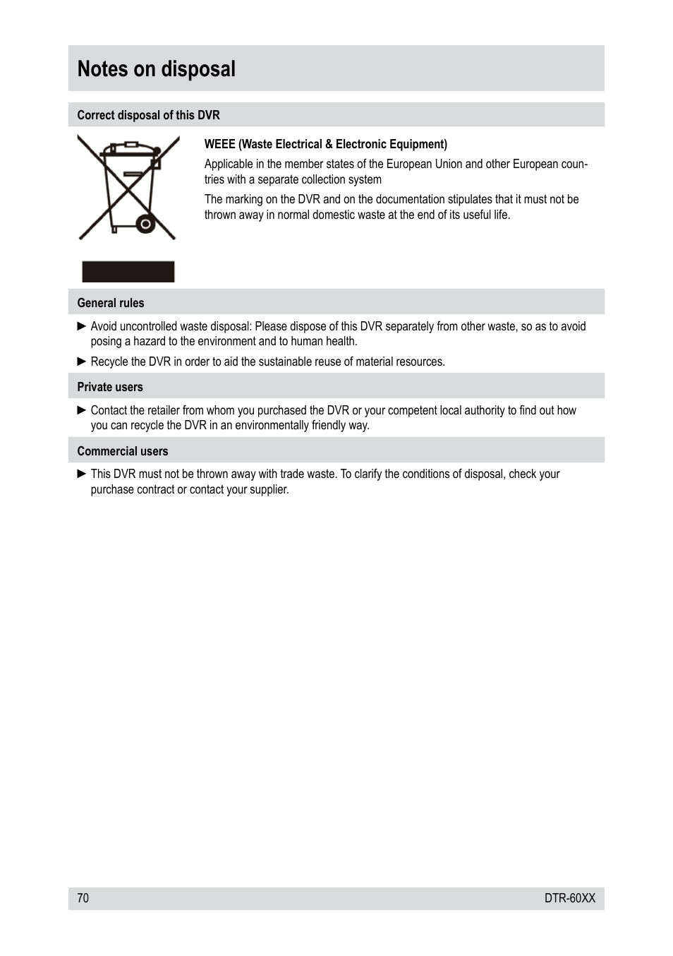 Epson DTR-6008/250CD User Manual | Page 70 / 72