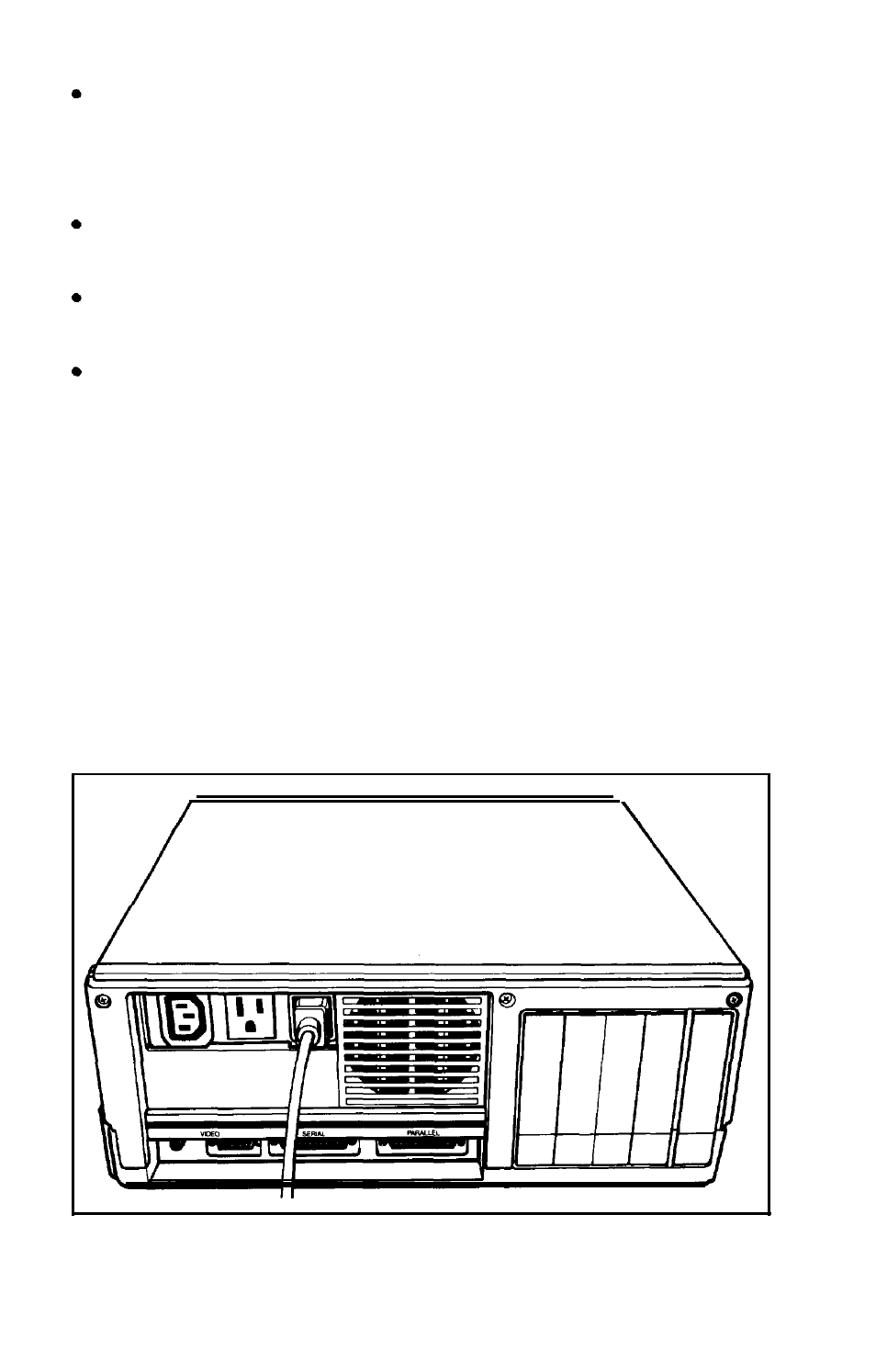 Connecting the power cord | Epson Equity II User Manual | Page 17 / 79