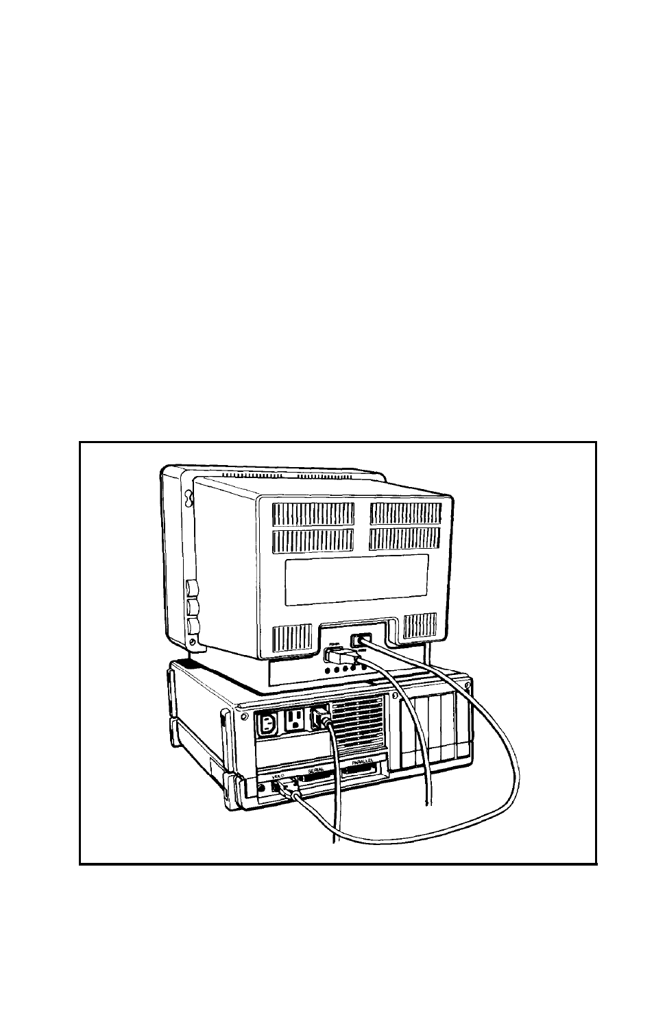 Connecting a video monitor | Epson Equity II User Manual | Page 18 / 79