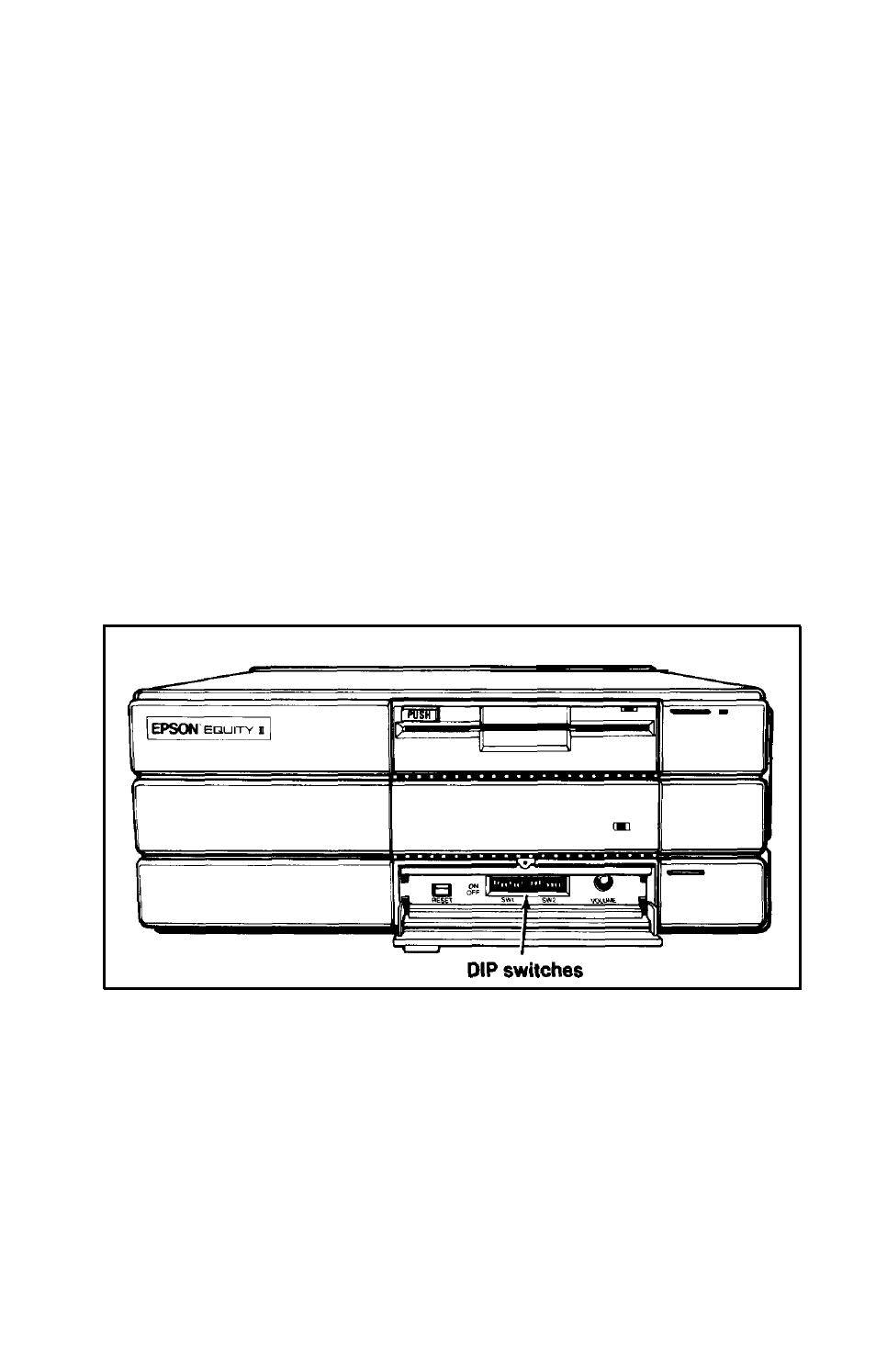 Setting the dip switches | Epson Equity II User Manual | Page 24 / 79