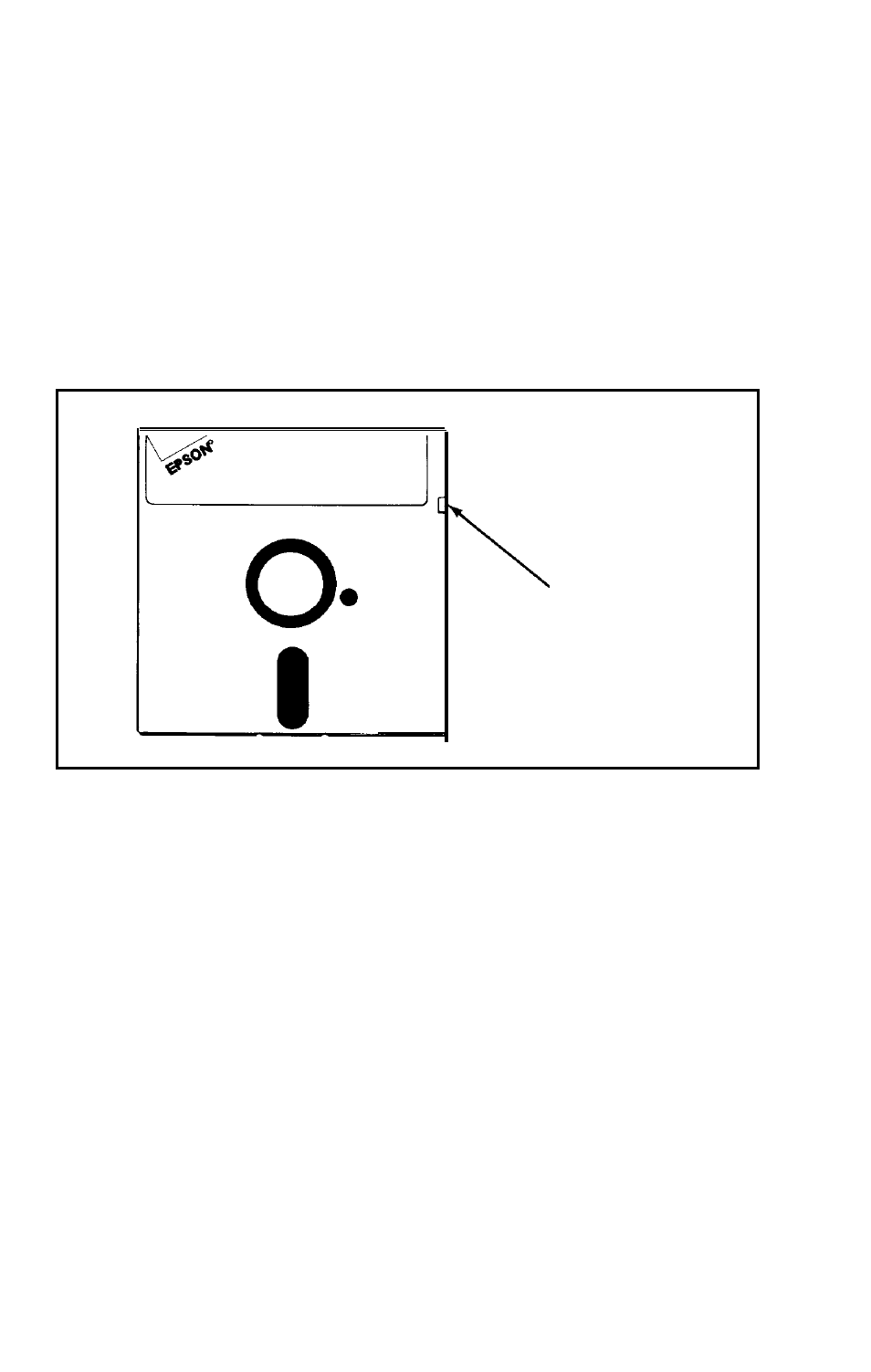 Write-protecting diskettes, Using a single floppy disk drive | Epson Equity II User Manual | Page 40 / 79