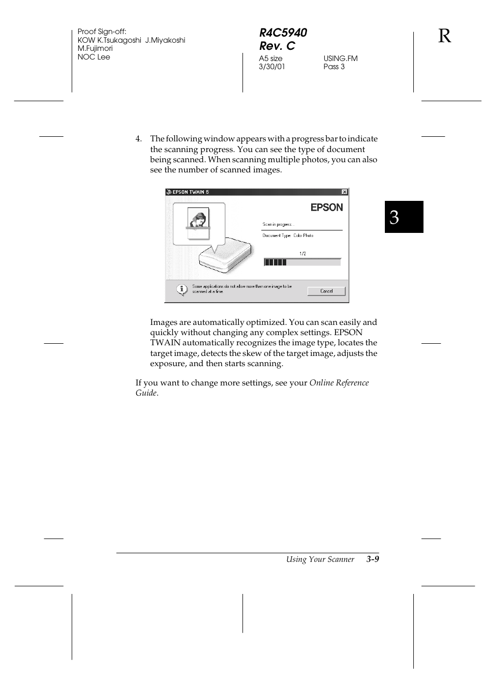 Epson 1240U Photo User Manual | Page 43 / 48