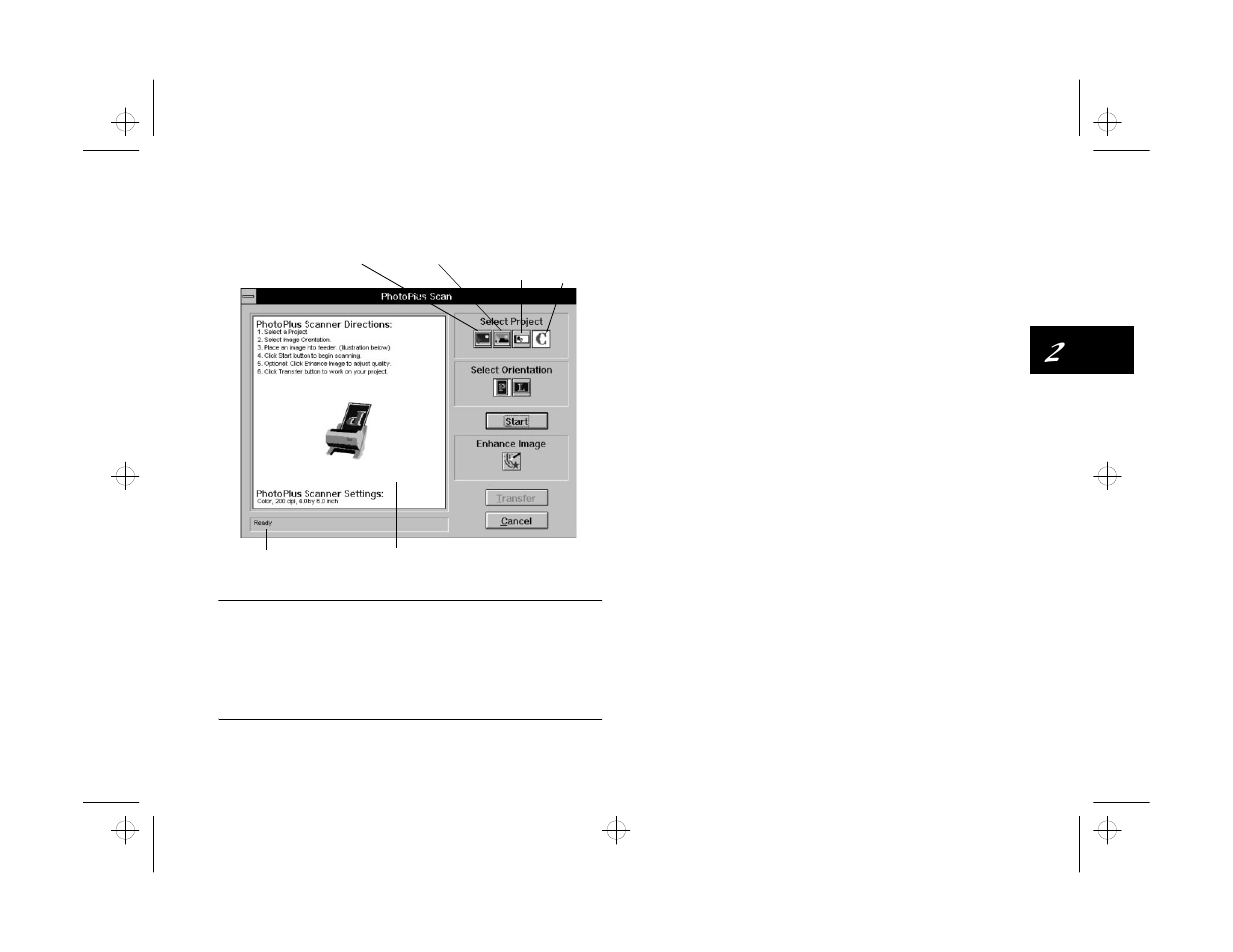 Scanning your picture | Epson PhotoPlus User Manual | Page 21 / 117