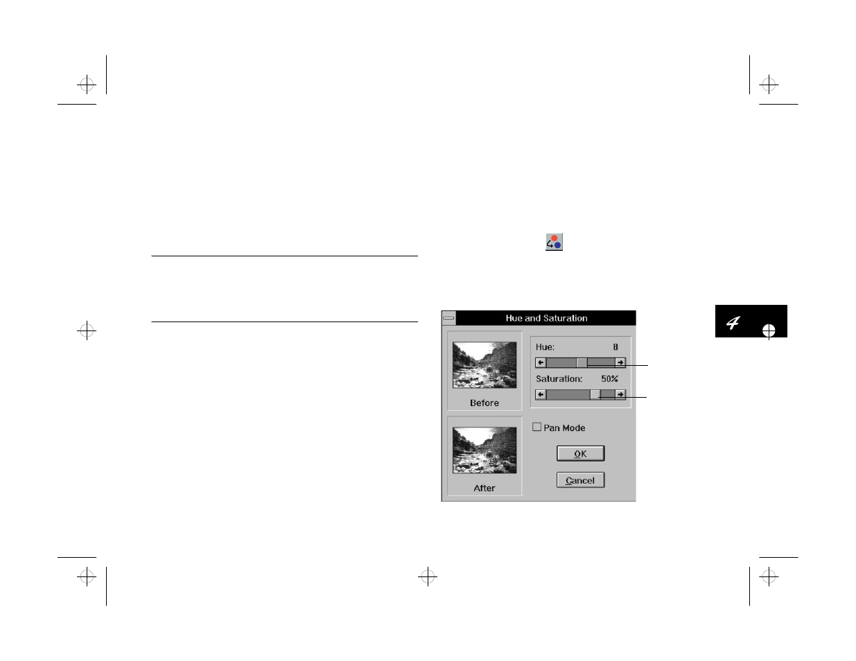 Adjusting hue and saturation | Epson PhotoPlus User Manual | Page 46 / 117