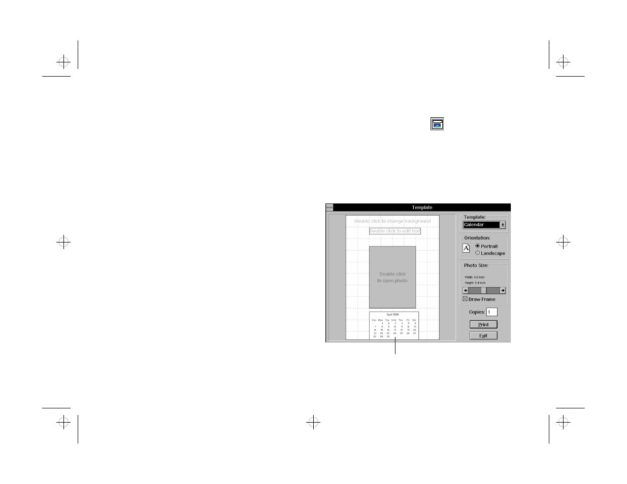 Using the calendar template | Epson PhotoPlus User Manual | Page 59 / 117