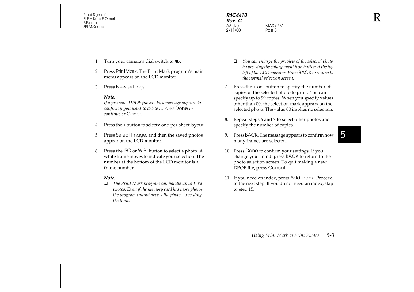 Epson PhotoPC 850Z User Manual | Page 91 / 142