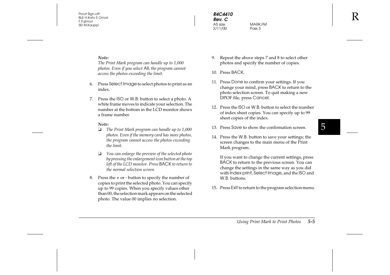 Epson PhotoPC 850Z User Manual | Page 93 / 142