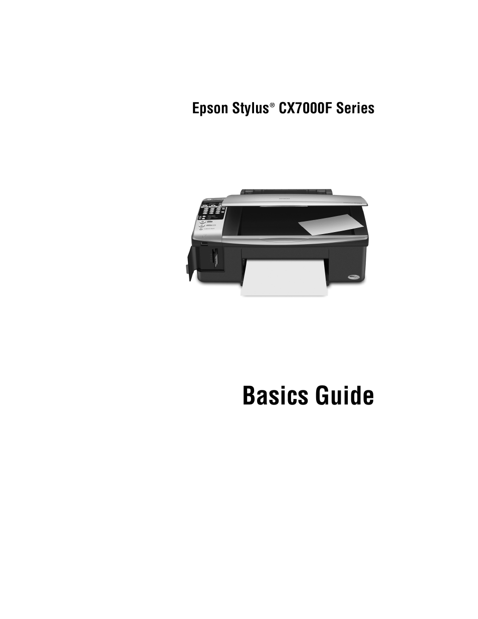 Epson CX7000F User Manual | 72 pages