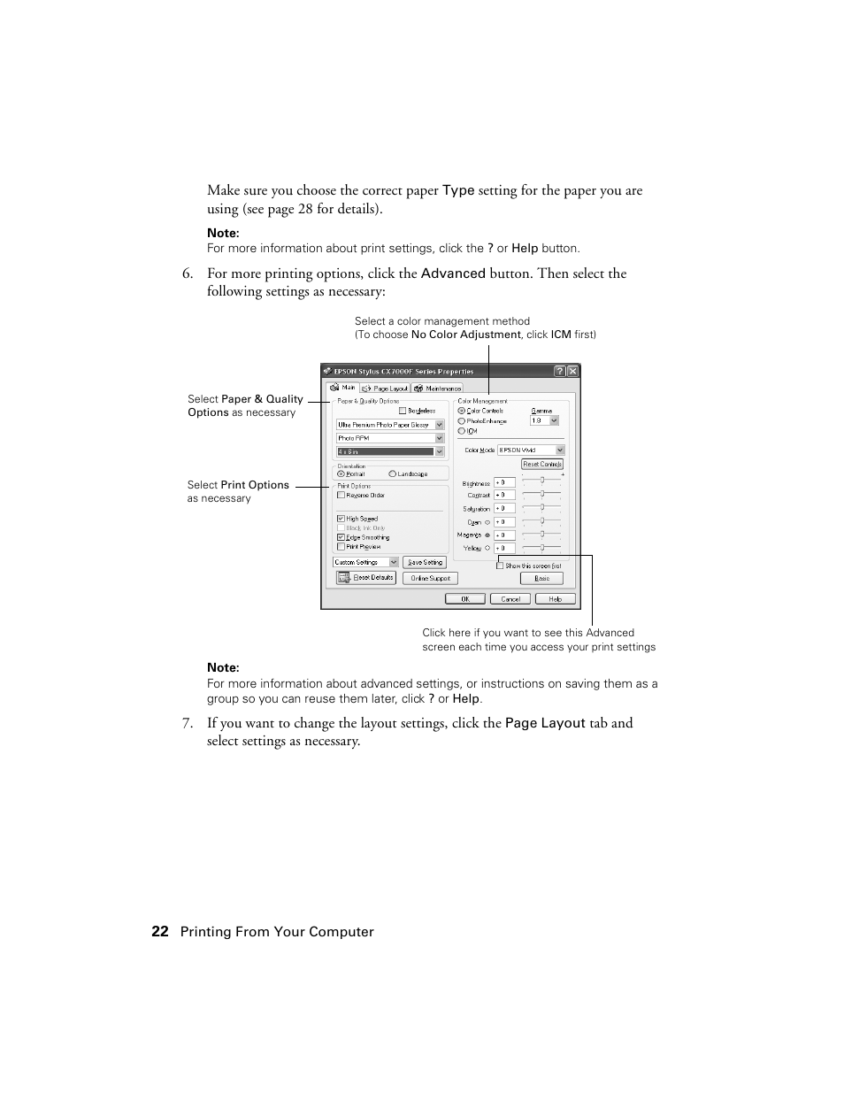 Epson CX7000F User Manual | Page 22 / 72