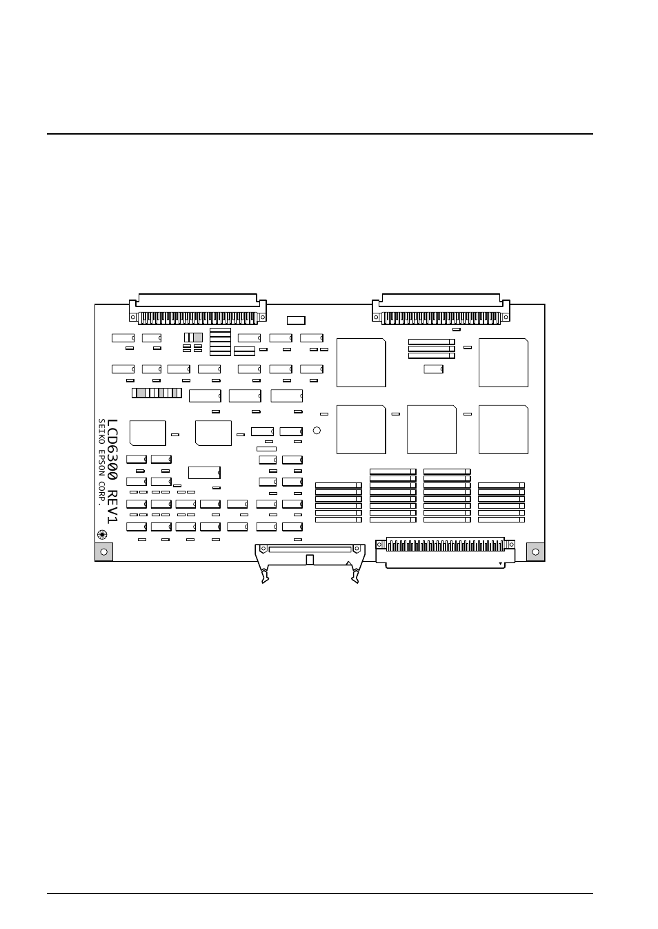 9 specifications of lcd board, 1 introduction, 1 general description of lcd board | 2 external view of lcd board, Lcd b, Chapter, Pecifications, Oard | Epson MF1436-02 User Manual | Page 28 / 35