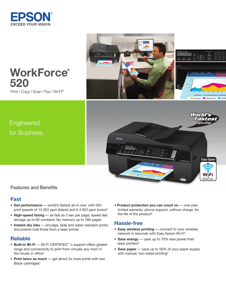 Epson WorkForce 520 series User Manual | 2 pages