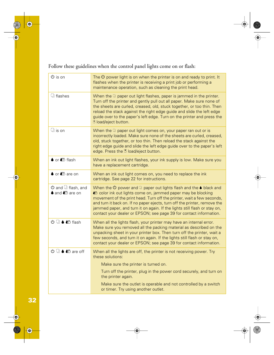 Epson 740i User Manual | Page 38 / 69