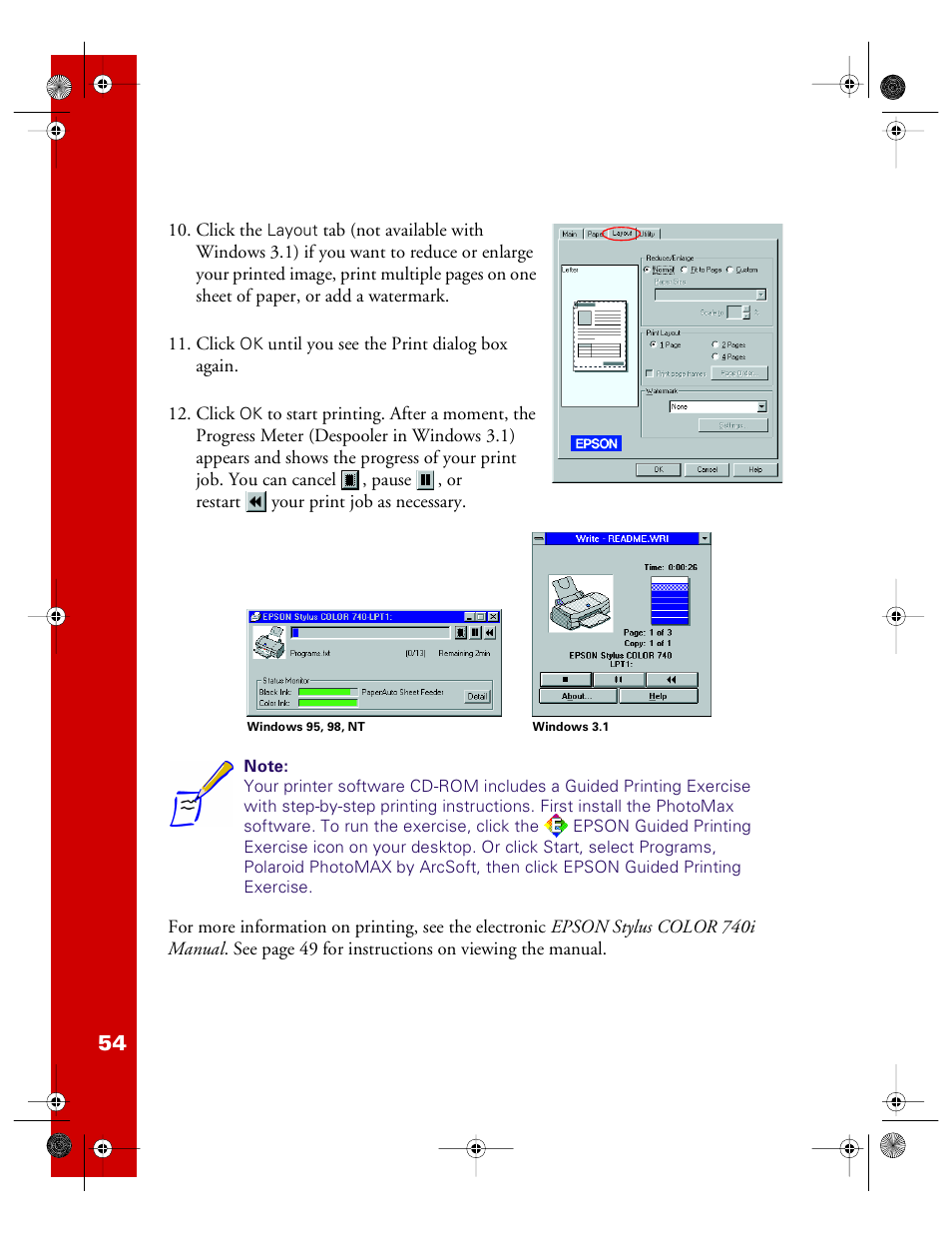 Epson 740i User Manual | Page 60 / 69