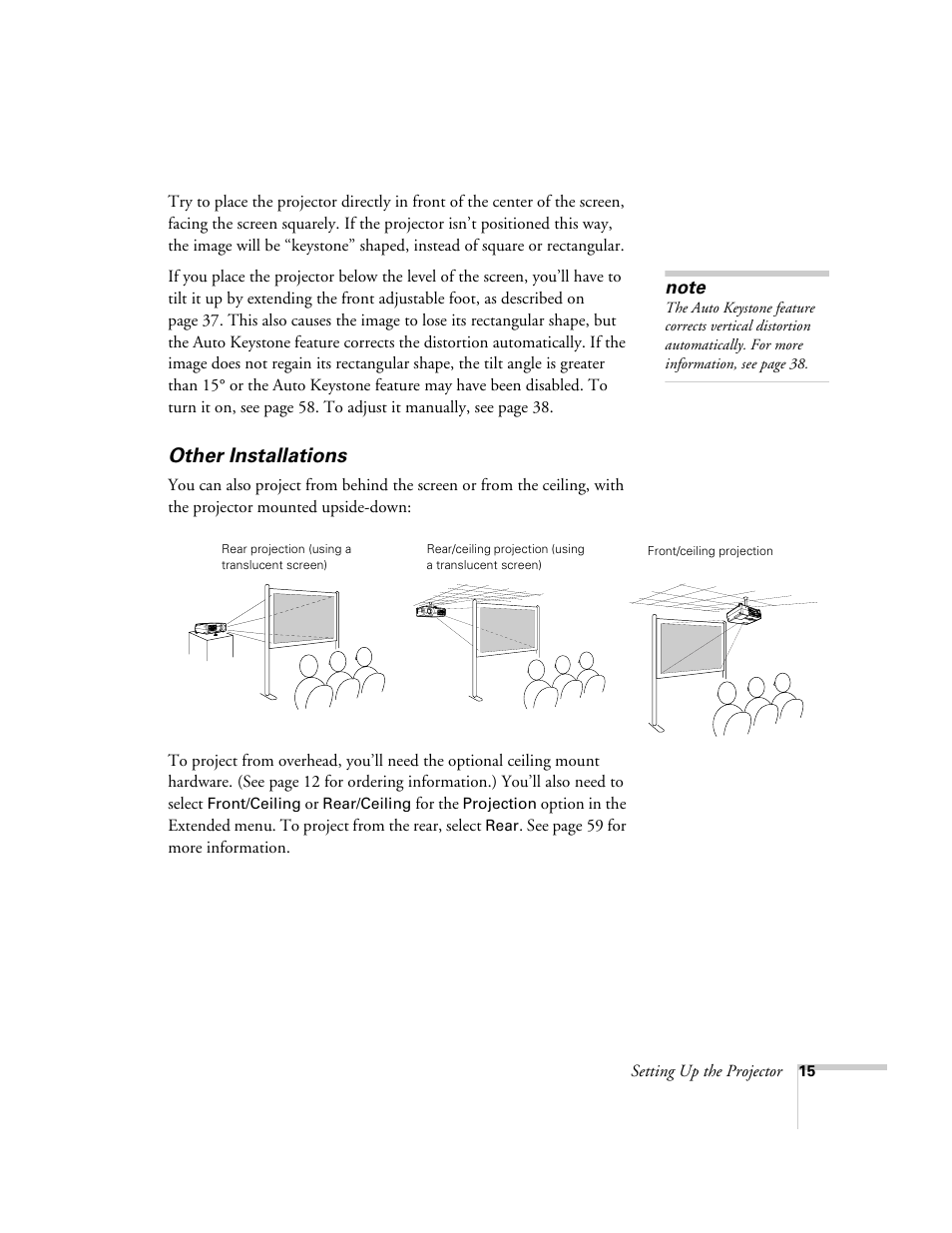 Other installations | Epson 821p User Manual | Page 15 / 112