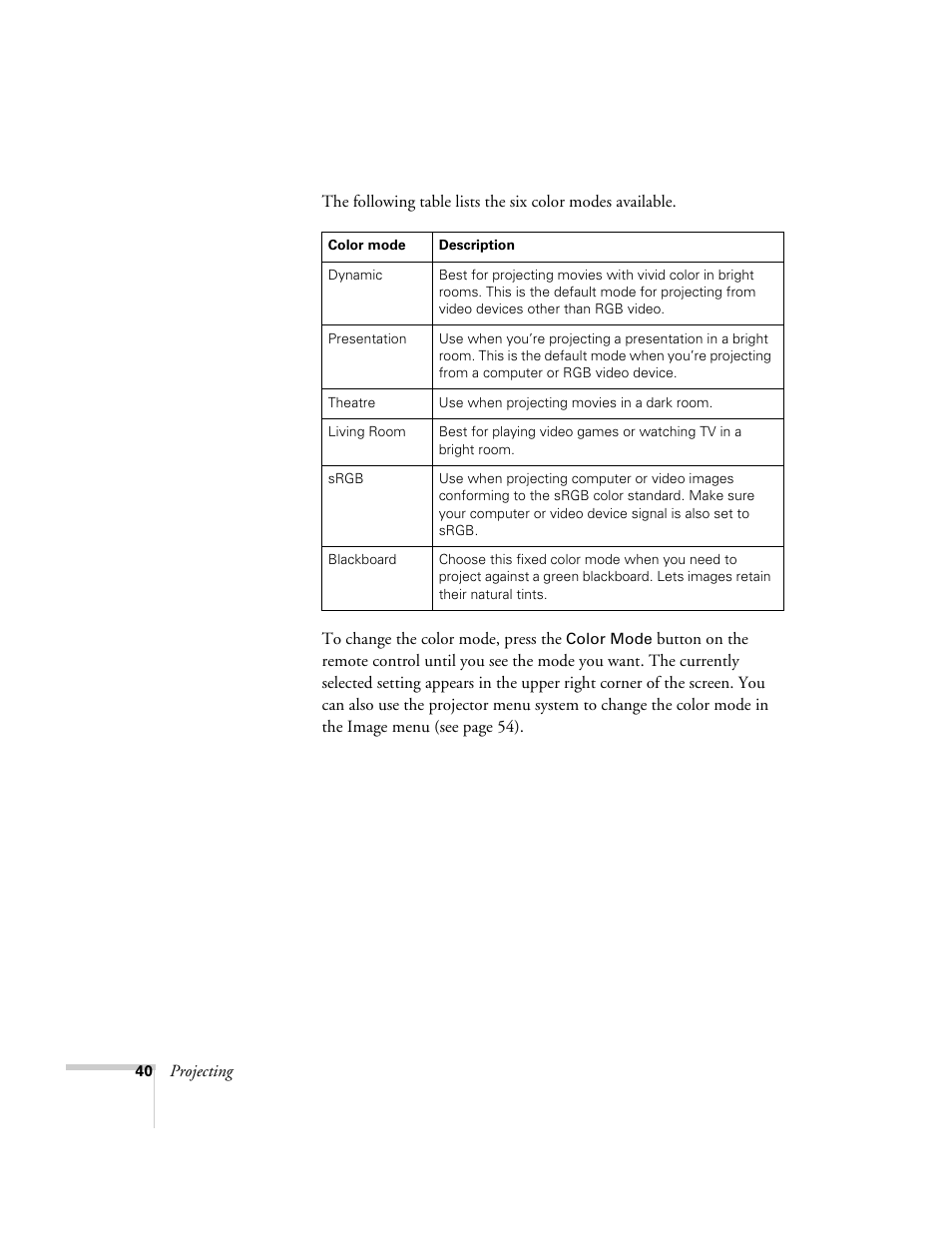 Epson 821p User Manual | Page 40 / 112