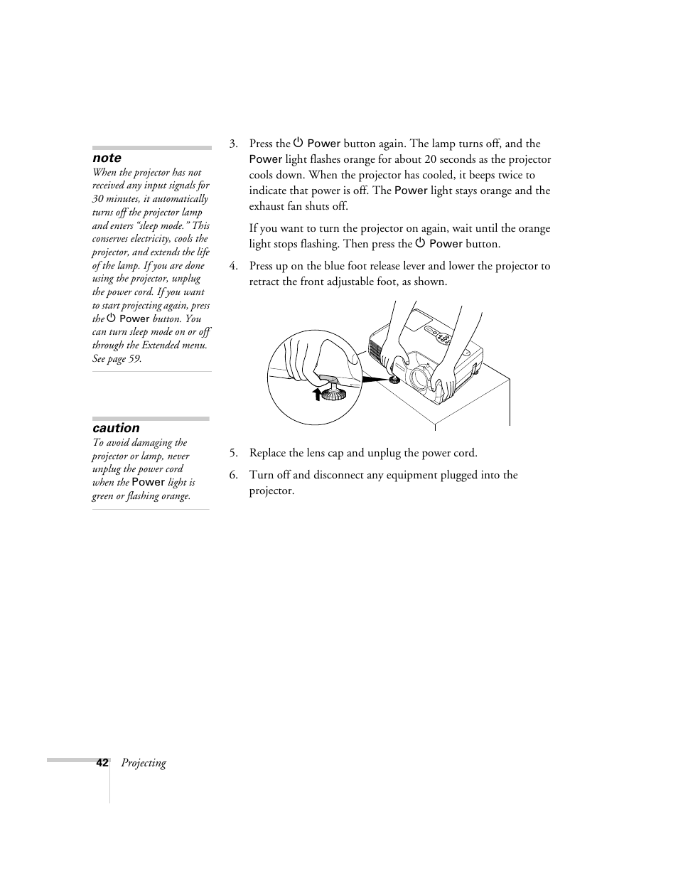Epson 821p User Manual | Page 42 / 112