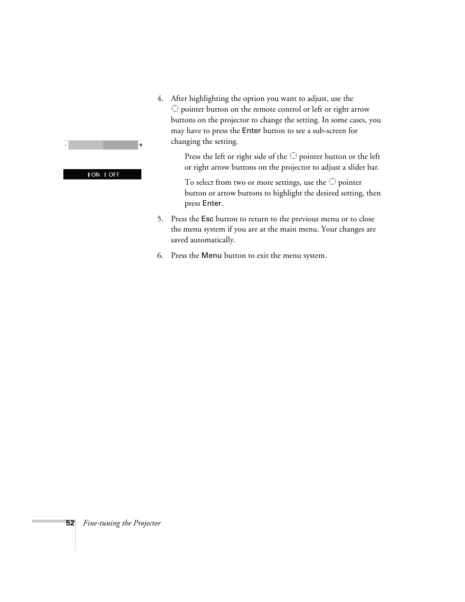 Epson 821p User Manual | Page 52 / 112