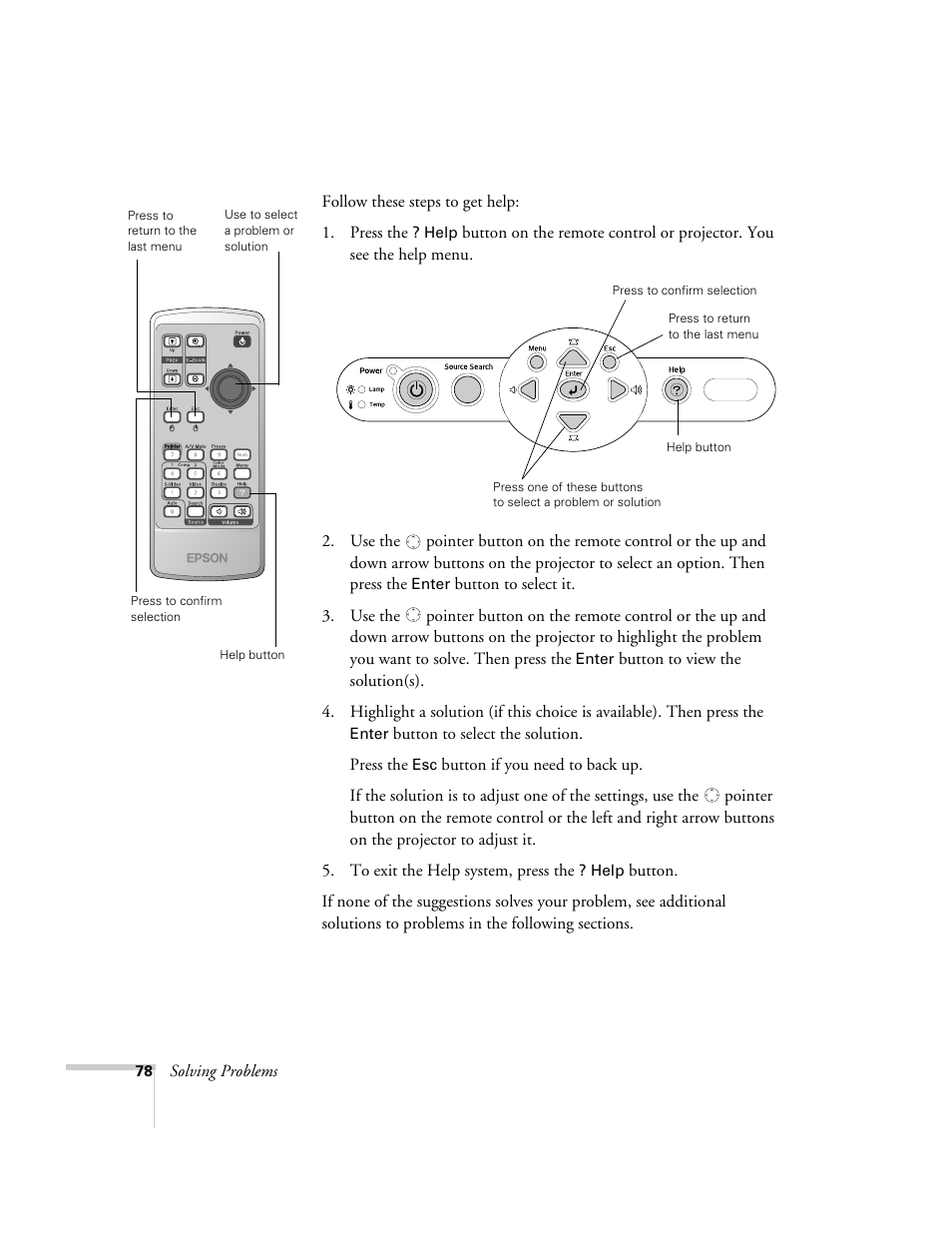 Epson 821p User Manual | Page 78 / 112