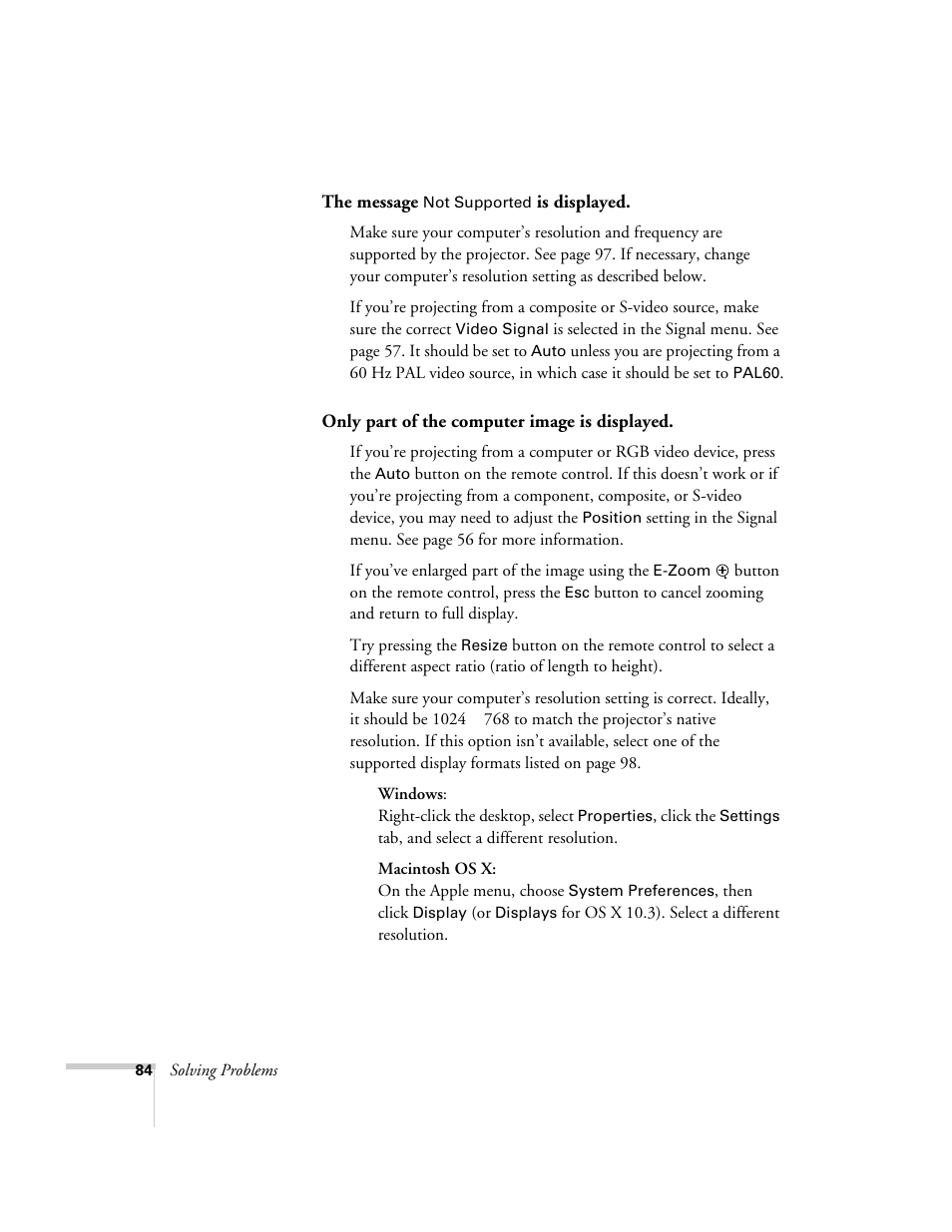 Epson 821p User Manual | Page 84 / 112