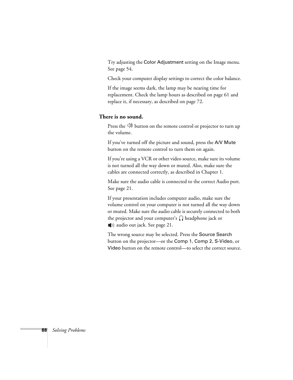 Epson 821p User Manual | Page 88 / 112