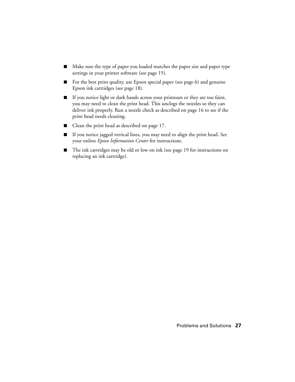 Epson WorkForce 30 Series User Manual | Page 27 / 36