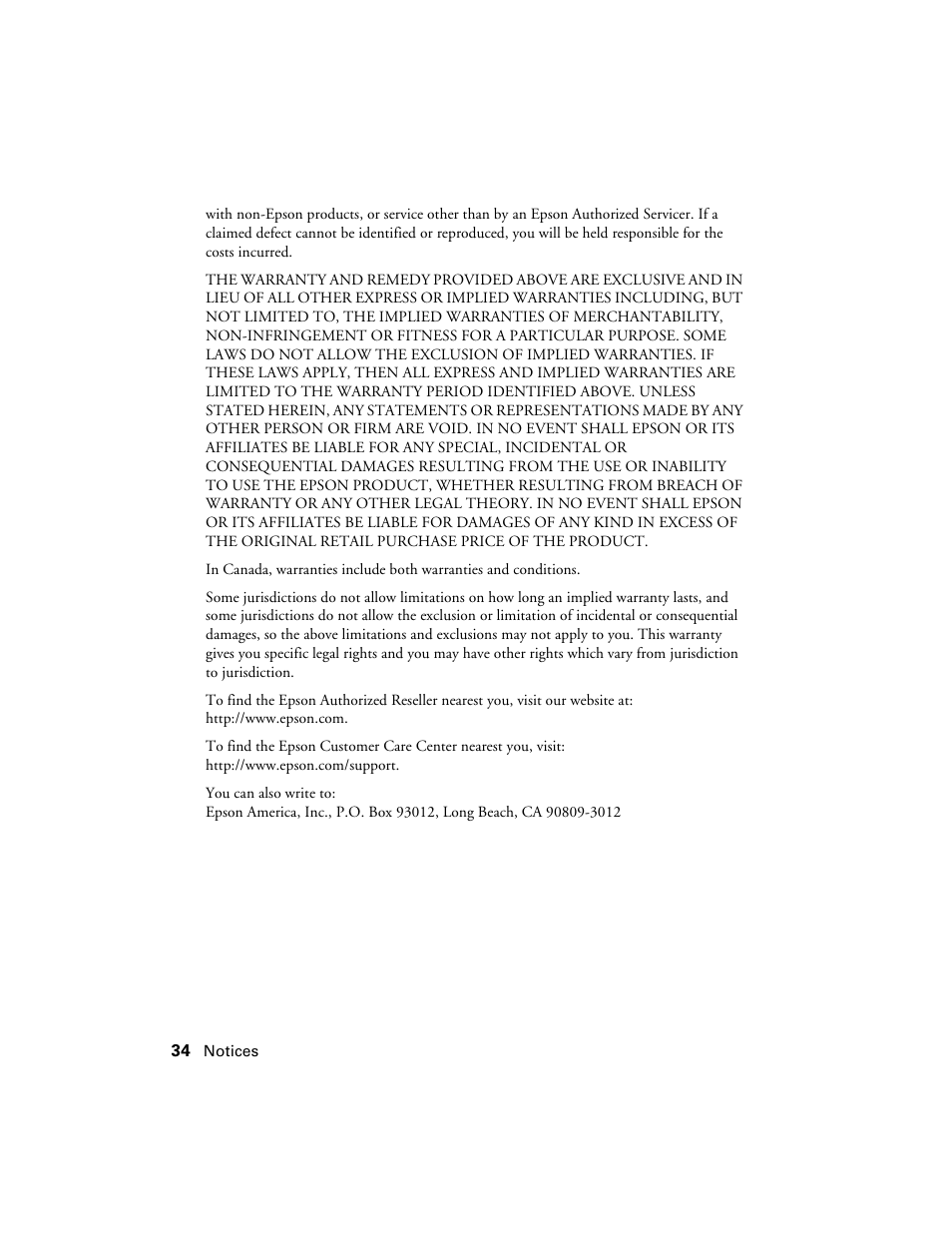 Epson WorkForce 30 Series User Manual | Page 34 / 36