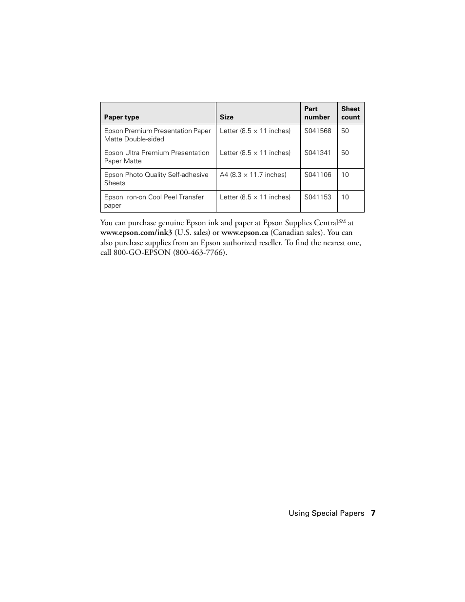 Epson WorkForce 30 Series User Manual | Page 7 / 36