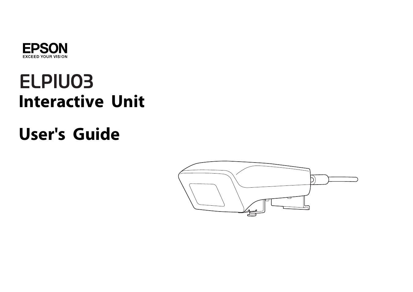 Epson ELPIU03 User Manual | 28 pages