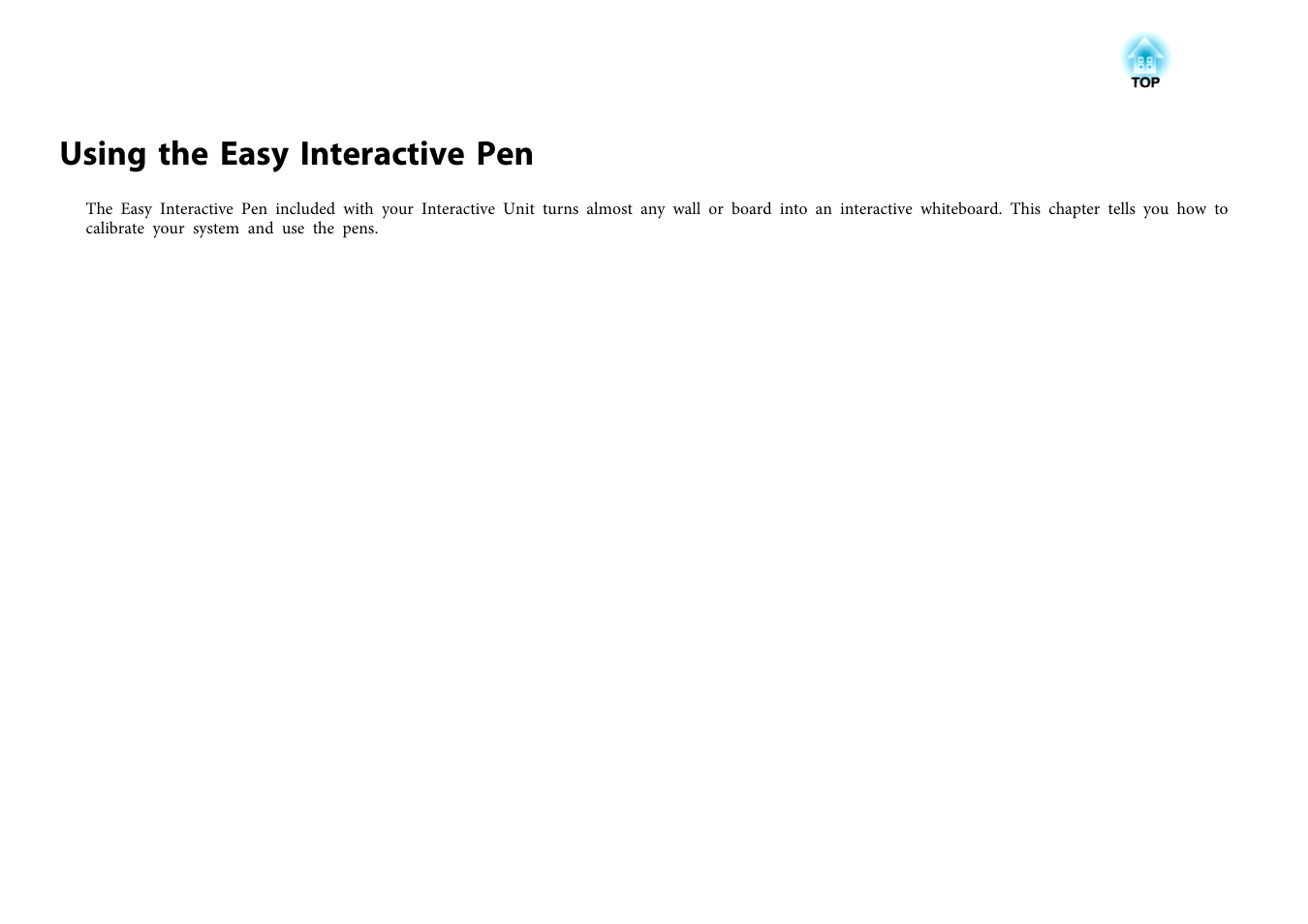 Using the easy interactive pen | Epson ELPIU03 User Manual | Page 15 / 28