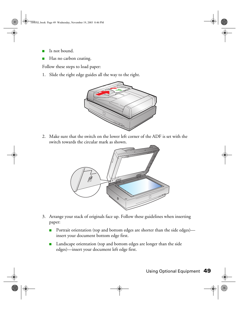 Epson EXPRESSION 1640XL User Manual | Page 17 / 21