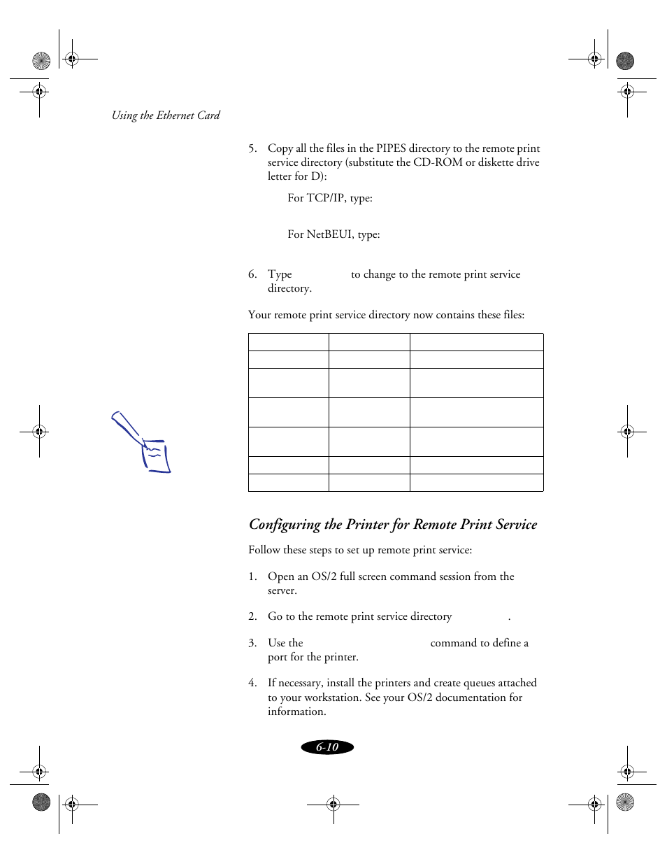 Configuring the printer for remote print service | Epson 850N User Manual | Page 112 / 179