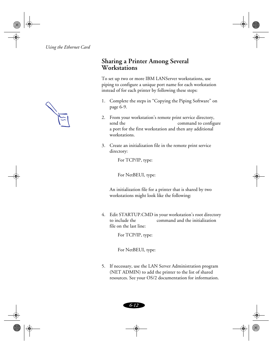 Sharing a printer among several workstations | Epson 850N User Manual | Page 114 / 179