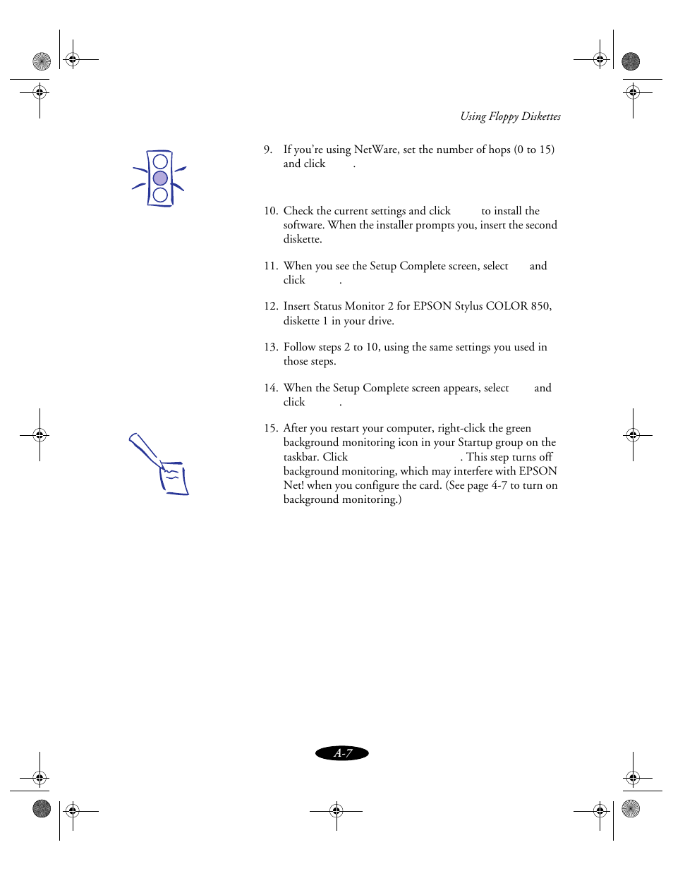 Epson 850N User Manual | Page 156 / 179