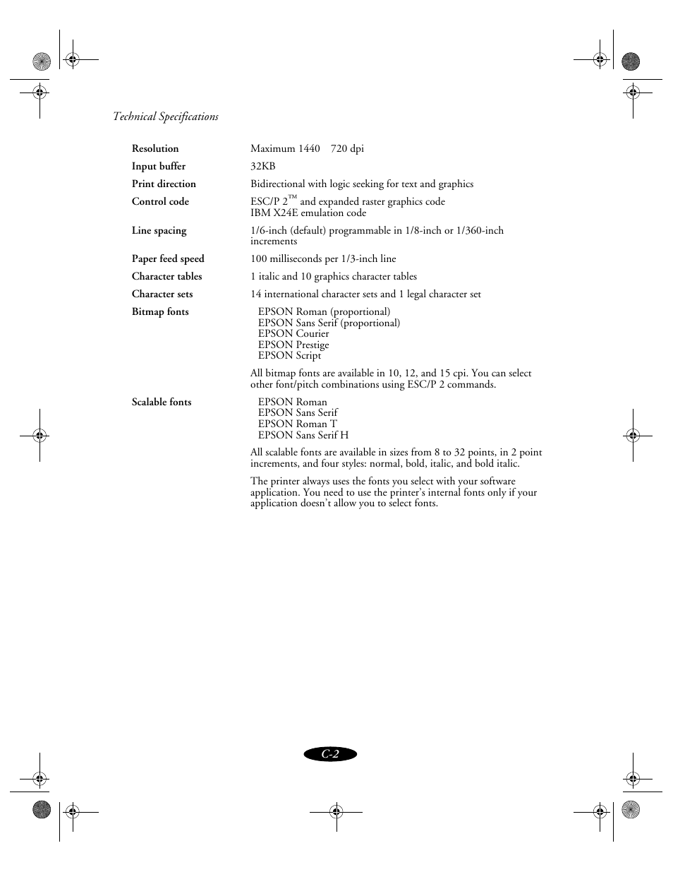 Epson 850N User Manual | Page 161 / 179