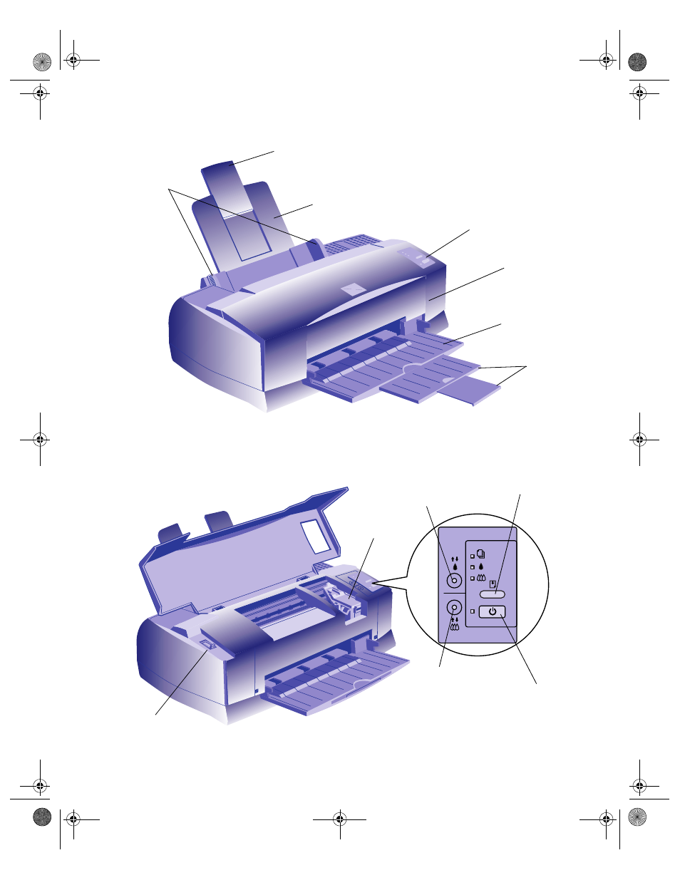 Printer parts | Epson 850N User Manual | Page 5 / 179