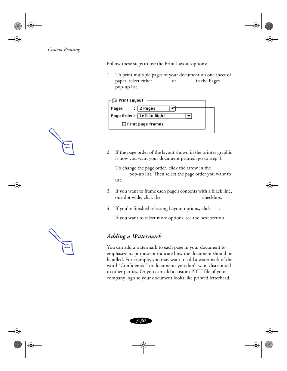 Adding a watermark | Epson 850N User Manual | Page 67 / 179