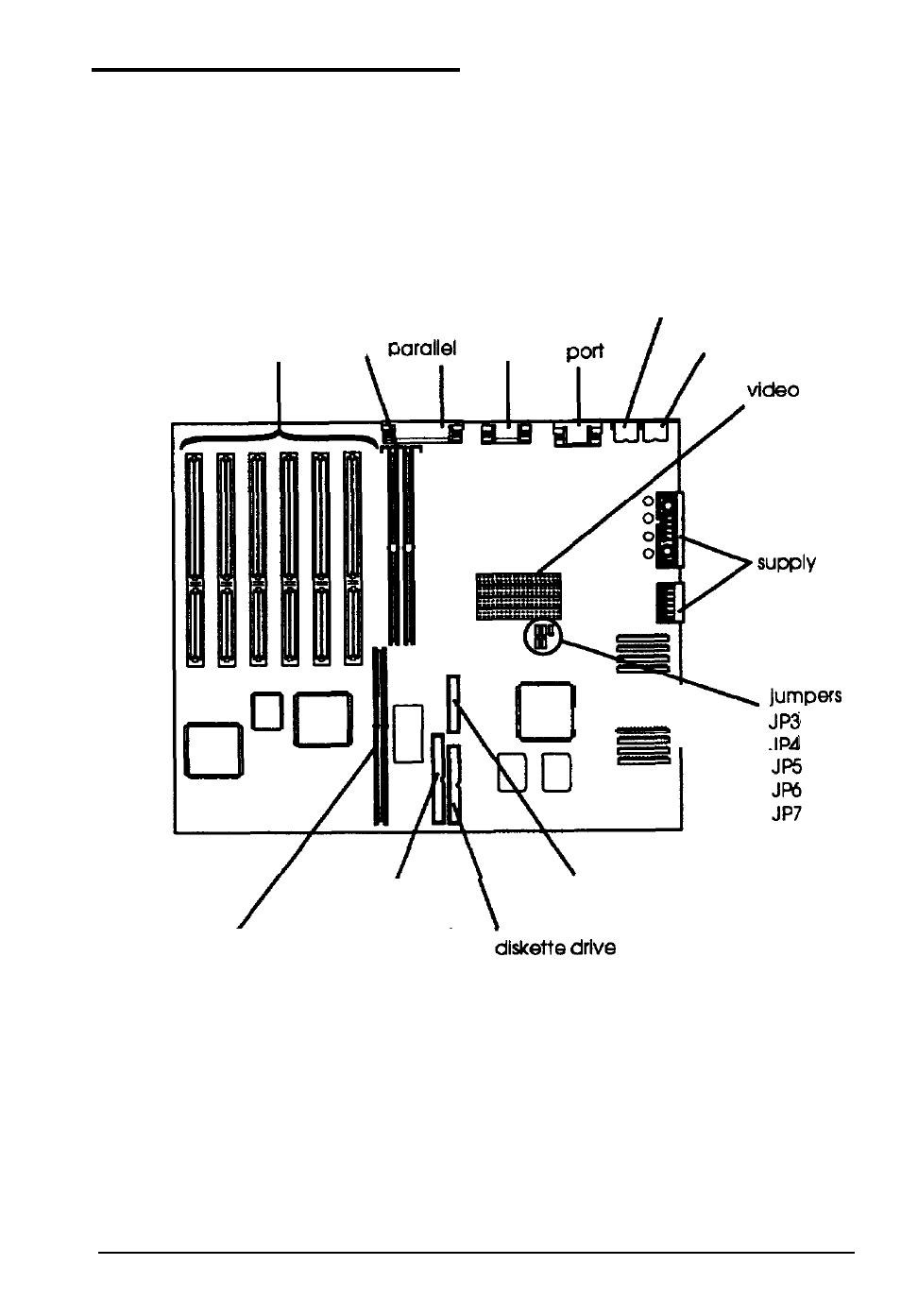Main system board map, Installing and removing options 3-3 | Epson Progression U12 User Manual | Page 72 / 219