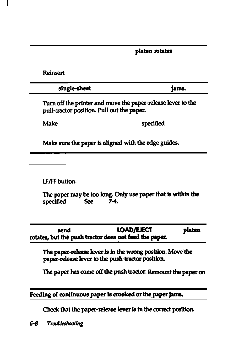 Epson 24-PIN DOT MATRIX PRINTER LQ-570+ User Manual | Page 111 / 158