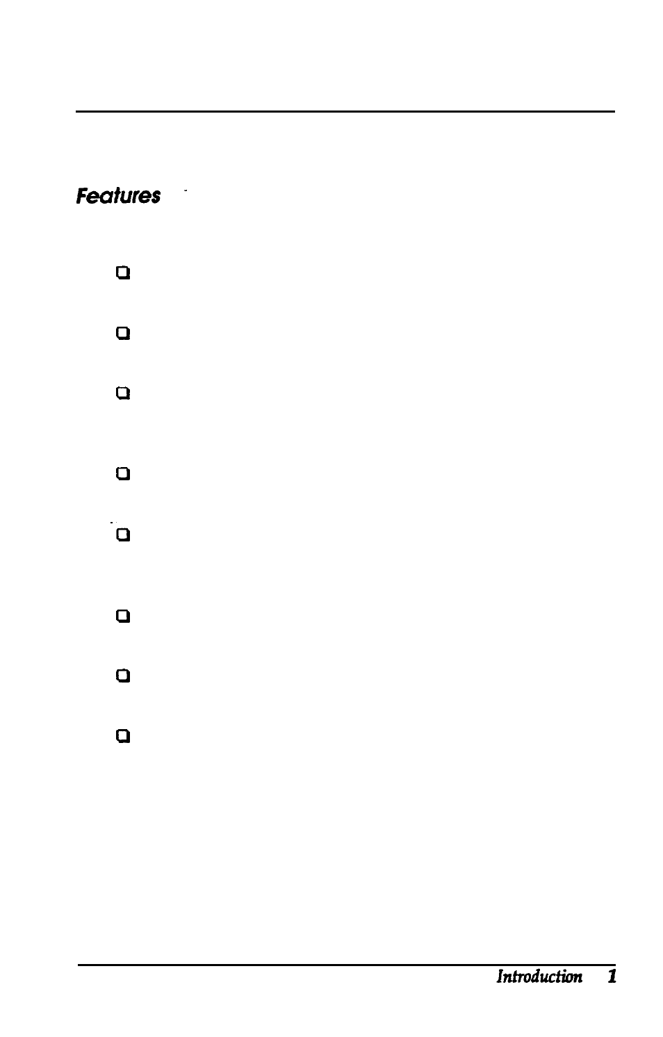 Introduction, Features | Epson 24-PIN DOT MATRIX PRINTER LQ-570+ User Manual | Page 17 / 158