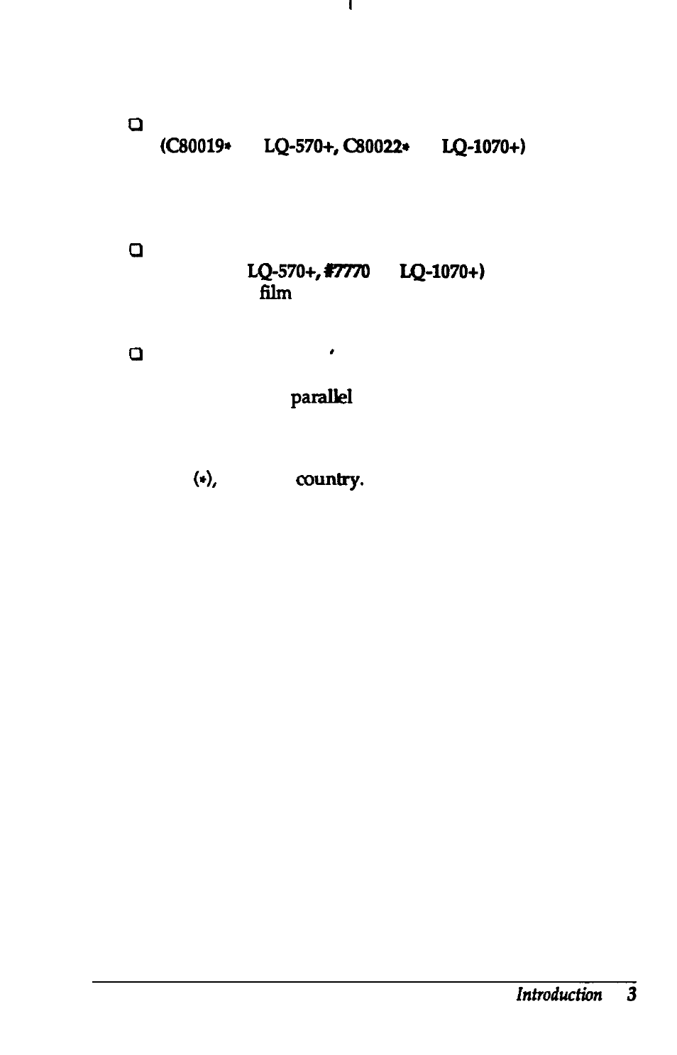 Epson 24-PIN DOT MATRIX PRINTER LQ-570+ User Manual | Page 19 / 158