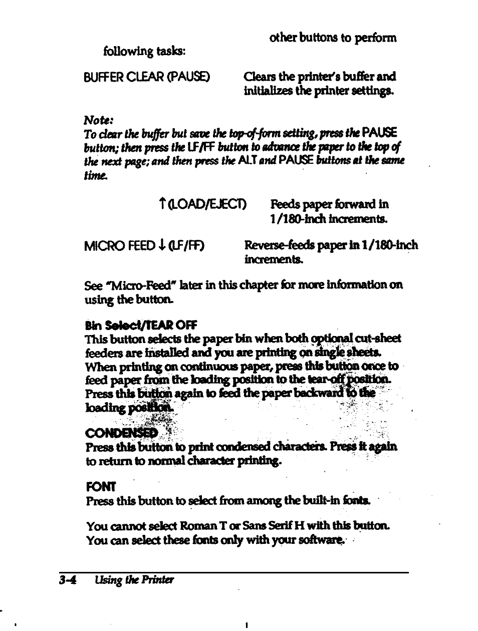 Epson 24-PIN DOT MATRIX PRINTER LQ-570+ User Manual | Page 62 / 158