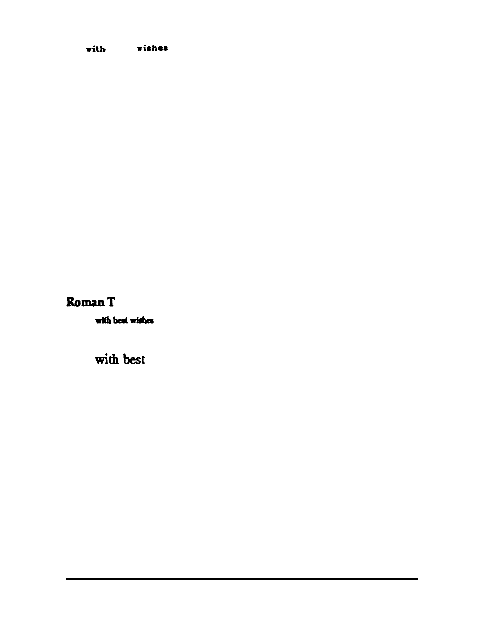 With best wishes | Epson 24-PIN DOT MATRIX PRINTER LQ-570+ User Manual | Page 77 / 158