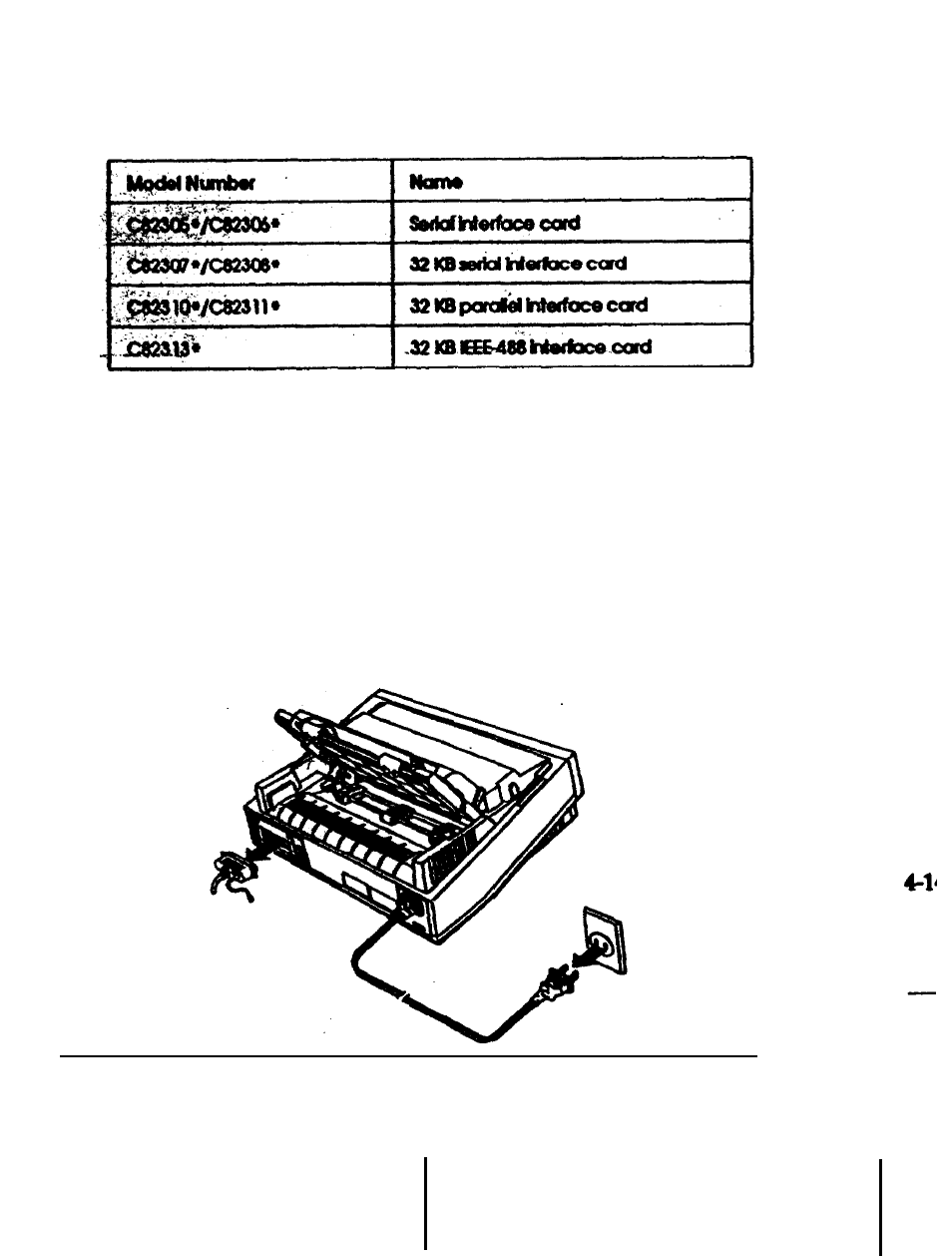 Interface cards, Installing an interface card | Epson 24-PIN DOT MATRIX PRINTER LQ-570+ User Manual | Page 97 / 158