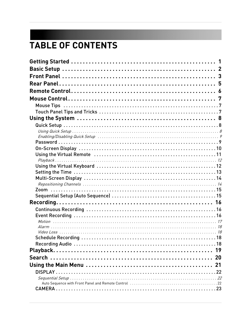 Epson TOUCH DH200 User Manual | Page 7 / 106