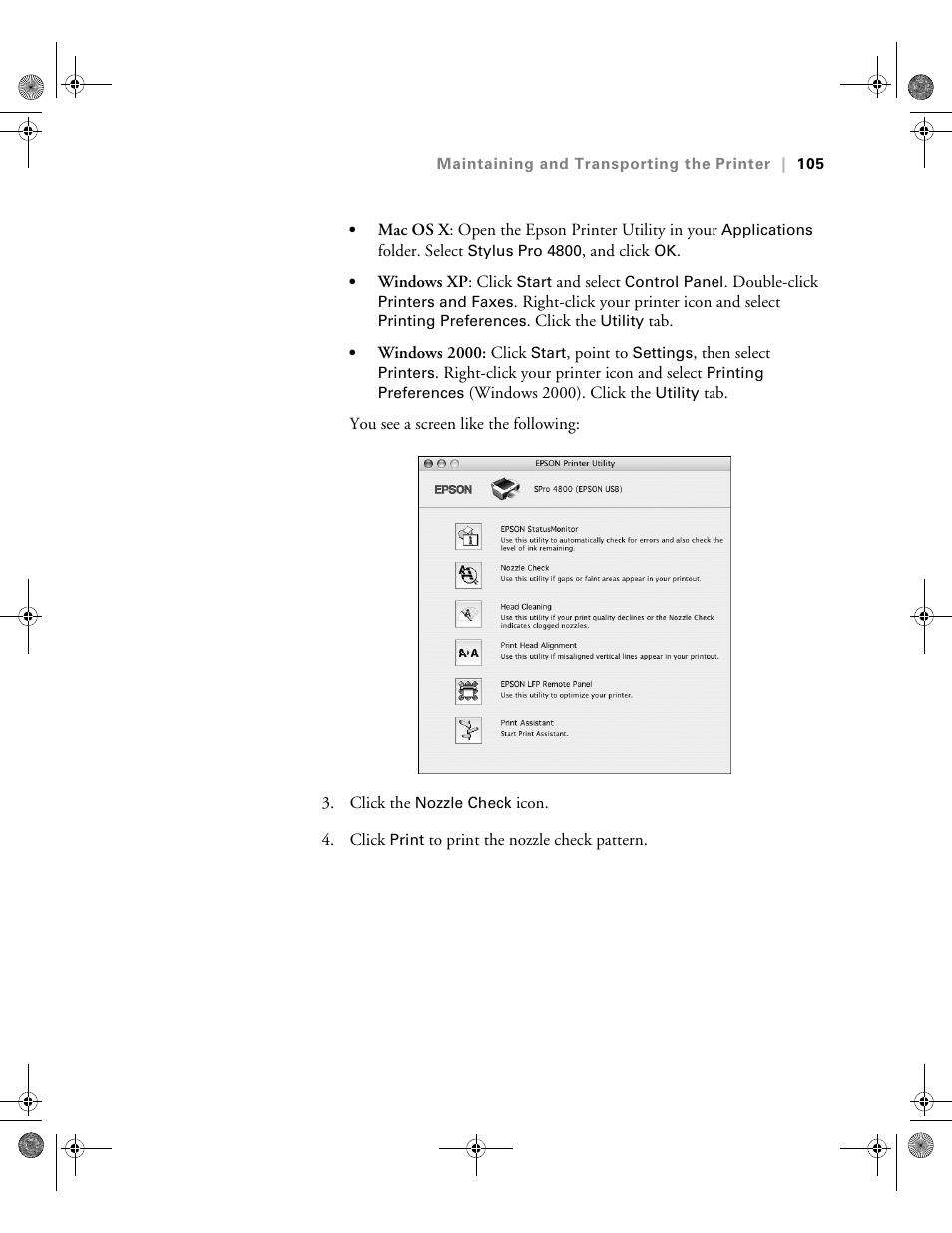 Epson PRO 4800 User Manual | Page 105 / 160