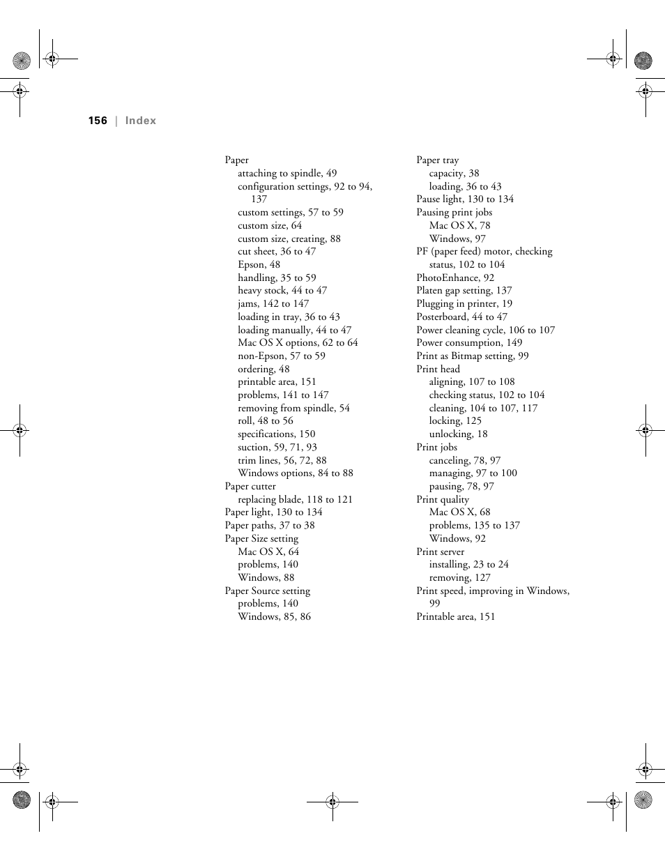 Epson PRO 4800 User Manual | Page 156 / 160